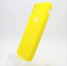 Чохол накладка New Silicon Case для iPhone XR Yellow, фото 3