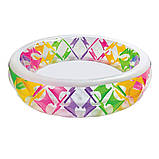 Дитячий надувний басейн круглий Intex 56494 Колесо, 229х57 см, 772 л, Сімейний, Інтекс, фото 2