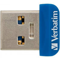 USB флеш накопитель Verbatim 64GB Store 'n' Stay NANO Blue USB 3.0 (98711)