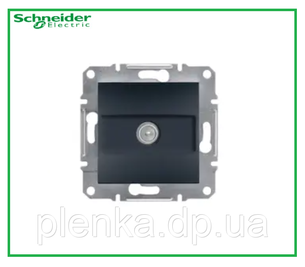Розетка телевізійна кінцева Schneider Electric Asfora Антрацит EPH3200171