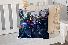 Декоративна подушка 45х45 см, «Avengers. Team»
