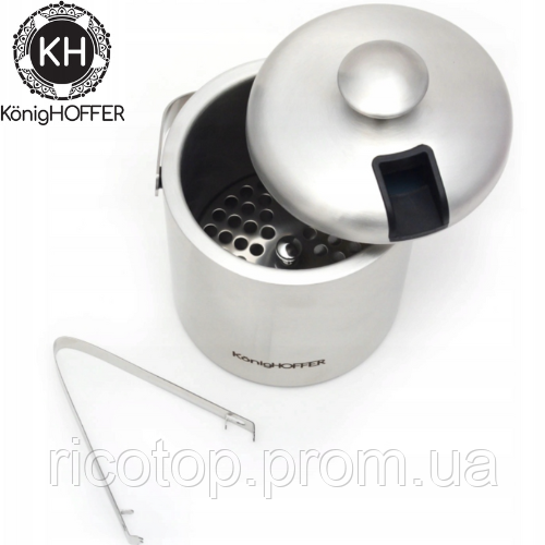 Відерце для льоду + щипці Konighoffer Lugo 1,3 л