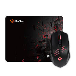 Набір Gaming Combo 2in1 Mouse / MousePad MEETION MT-CO10