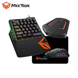 Набір Combo MeeTion Gaming 4in1 Keyboard / Mouse / MousePad / Console MT-C0015