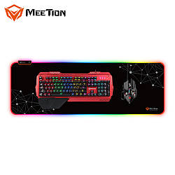 Килимок для міші MeeTion Backlit Gaming Mouse Pad RGB MT-PD121