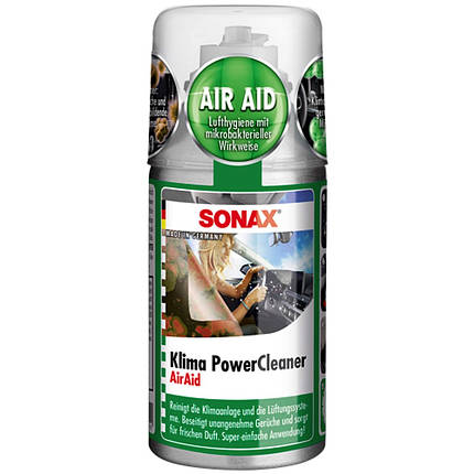 Очисник кондиціонера антибактеріальний - Sonax Klima Power Cleaner Air Aid, 100 мл. (323100), фото 2