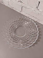 Блюдо скляне сервірувальне кристал Галактика 24 см