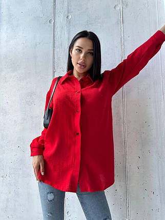 Сорочка жіноча з коміром, фото 1