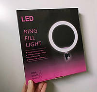 Кольцевая светодиодная лампа RING FILL LIGHT с держателем телефона, SL1, питание от usb диаметром 26см без