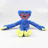 Мягкая игрушка Хаги Ваги Huggy Wuggy обнимашка монстрик 40см Синий, SL1, Хорошее качество, мягкая игрушка