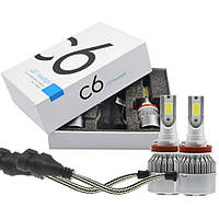 LED лампы светодиодные для фар автомобиля c6 h11, SL1, Хорошее качество, дневные ходовые огни дхо,