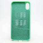 Чохол накладка New Silicon Case для iPhone XS Max Turquoise, фото 2