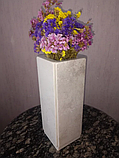 Ваза для квітів  Airy Concrete quartz, фото 4