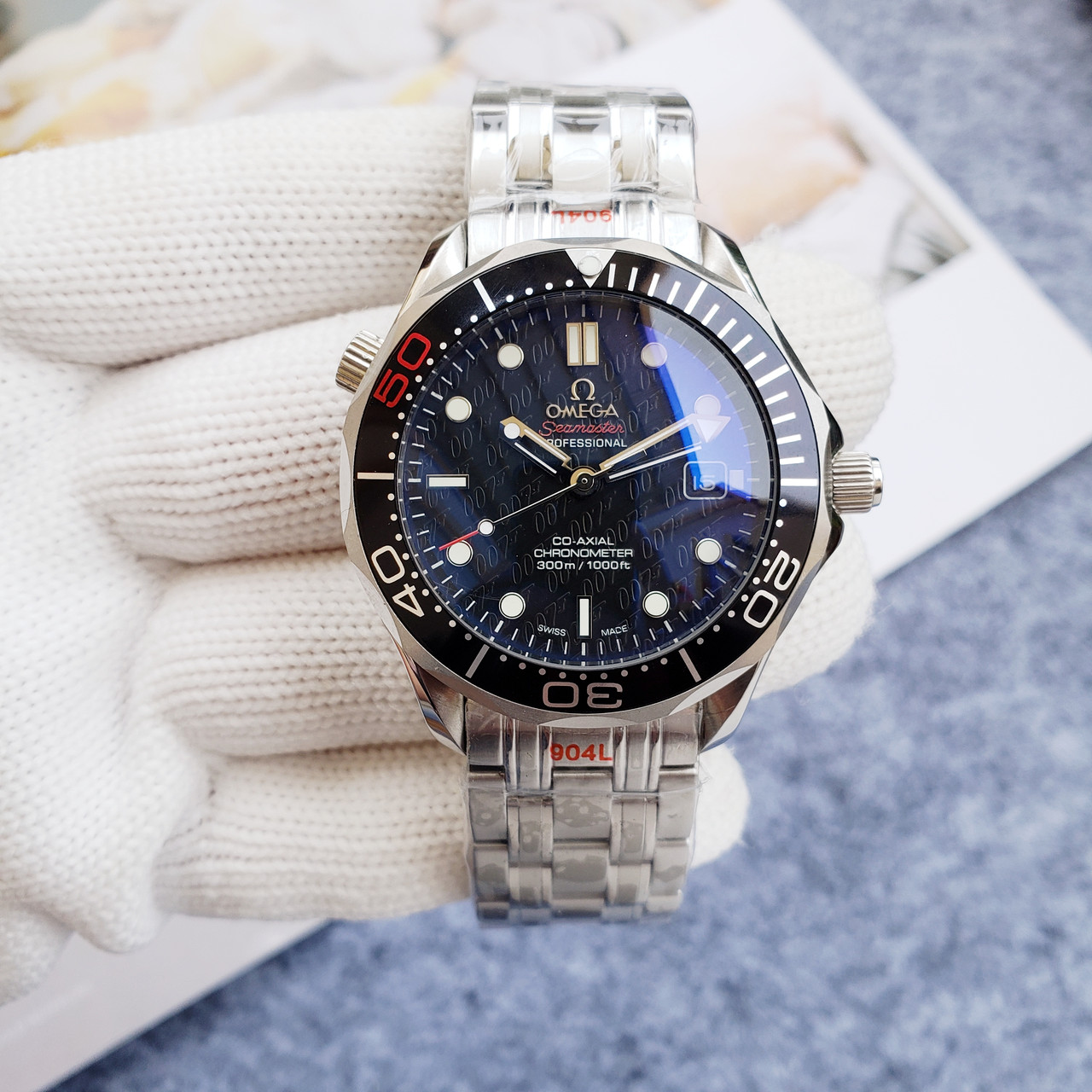 Часы Омега Omega Seamaster James Bond 50th Anniversary - фото 1 - id-p1851059035