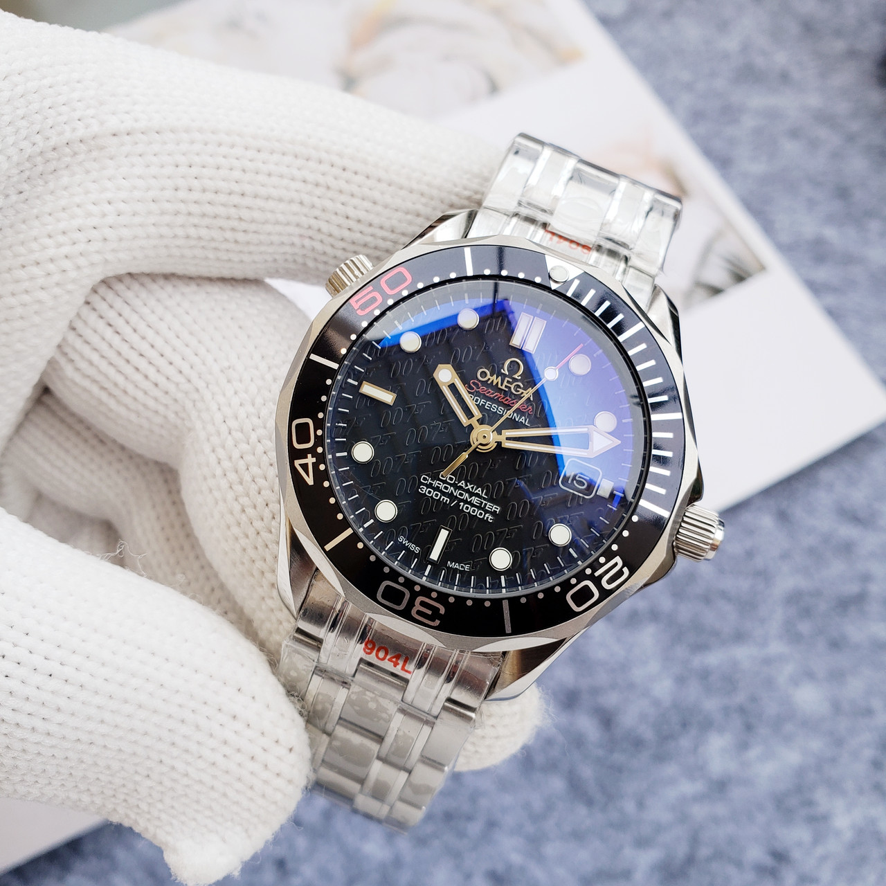 Часы Омега Omega Seamaster James Bond 50th Anniversary - фото 3 - id-p1851059035