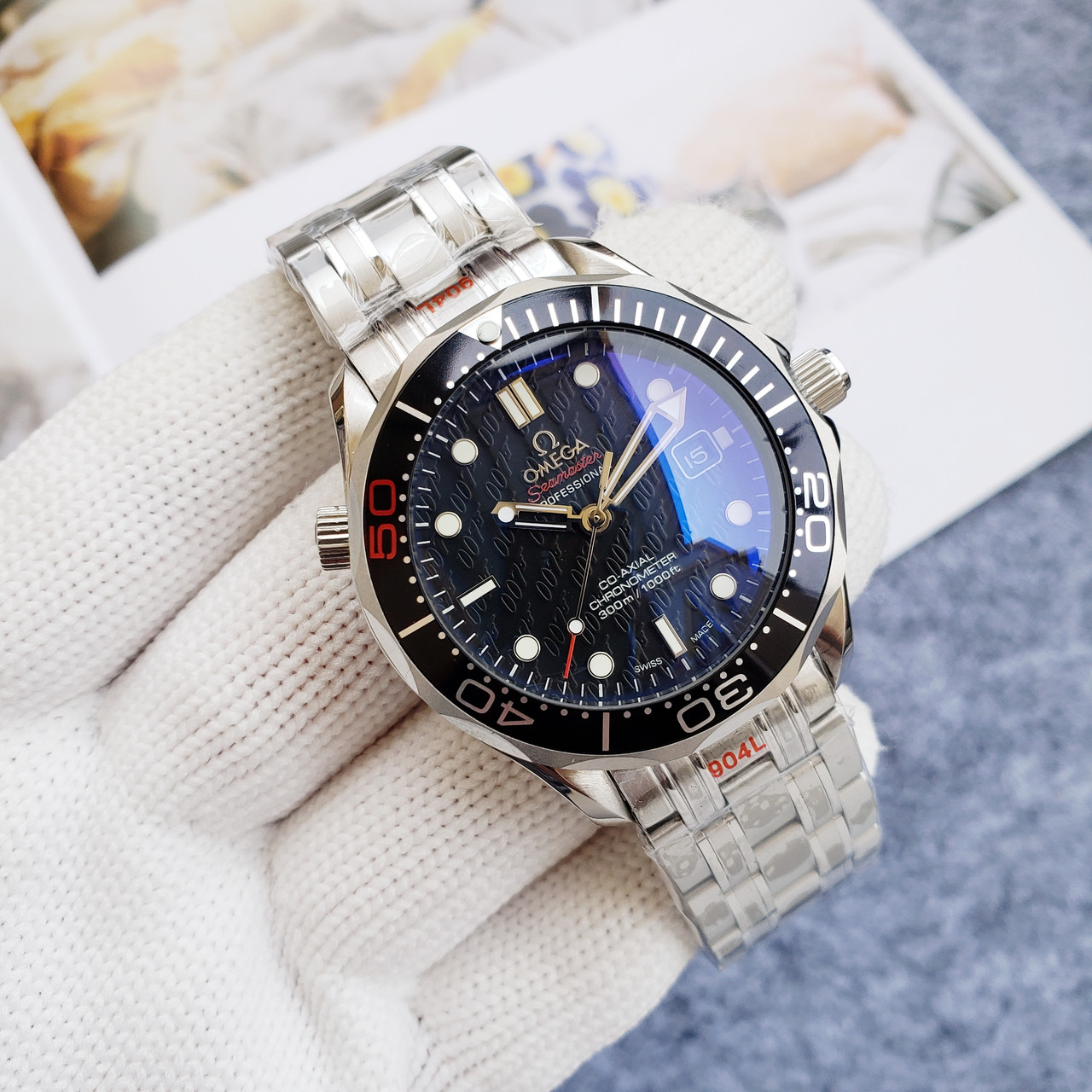 Часы Омега Omega Seamaster James Bond 50th Anniversary - фото 2 - id-p1851059035