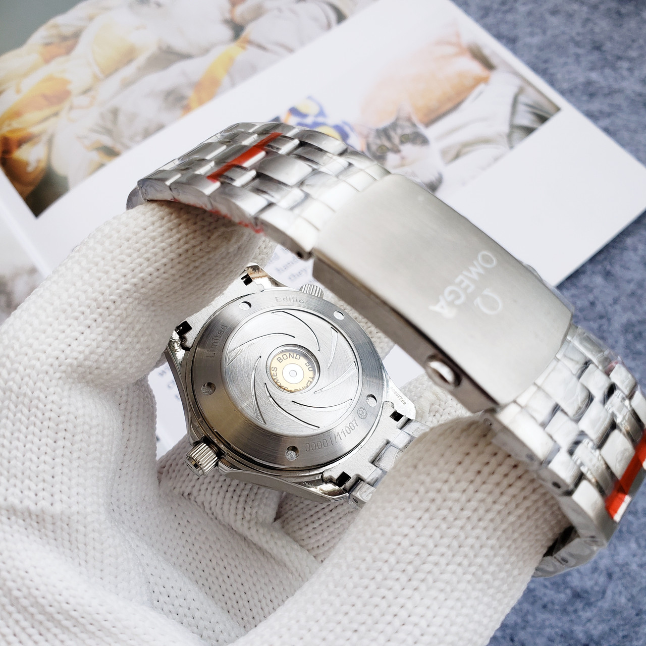 Часы Омега Omega Seamaster James Bond 50th Anniversary - фото 6 - id-p1851059035