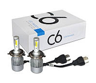 LED лампы для авто С6-H4 Turbo LED фары, SL1, Хорошее качество, дневные ходовые огни дхо, светодиодные дневные