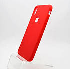 Чохол накладка New Silicon Case для iPhone XS Max Red, фото 2