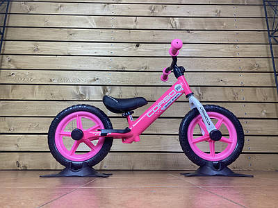 Біговел велобіг 12" Corso J-6409 EVA піна рожевий