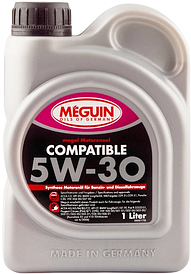 Синтетична моторна олива Meguin 5W30 Compatible SN/CF, С3 (1 л)