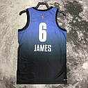 Форма баскетбольна Леброн Джеймс 6 НБА NBA Nike Team 1 All-Star 2023 Swingman Jersey Blue James, фото 3