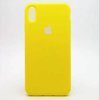 Чохол накладка New Silicon Case для iPhone XS Max Yellow