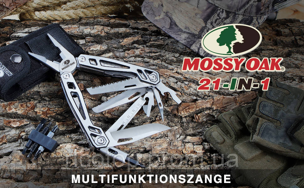 Мультитул багатоцільовий Mulitool Mossy Oak 21 в 1
