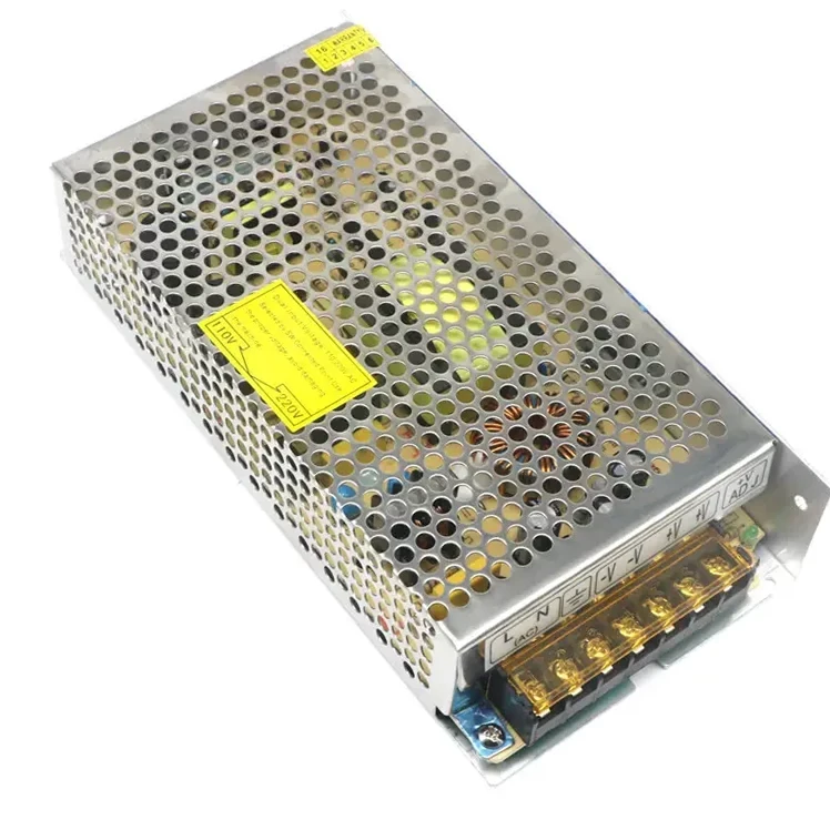 Блок живлення 12V, 120W, 10А, металевий корпус, IP20, S-120-12