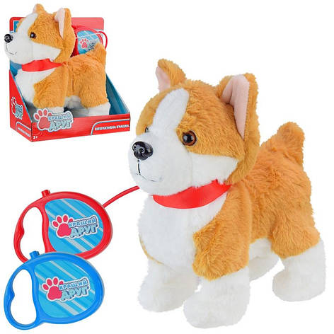 Собачка Лайка/Коргі на повідці, фото 1