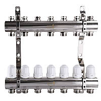 Колектор з регуляторами та кріпленням ECO 001С 1"x7 Baumar - Порадуй Себе