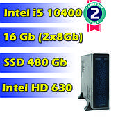 Системний блок / ПК Intel Core i5 10400 (6x2.9GHz) / H510 / 16Gb DDR4 / SSD 480 Gb / 400W)