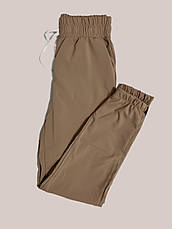Батальні жіночі літні штани, софт No103 беж, фото 3