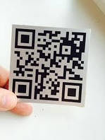 Ритуальна табличка QR-код на пам'ятник надгробічі хрест