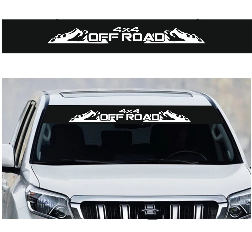 Сонцезахисна наклейка на лобове скло 4x4