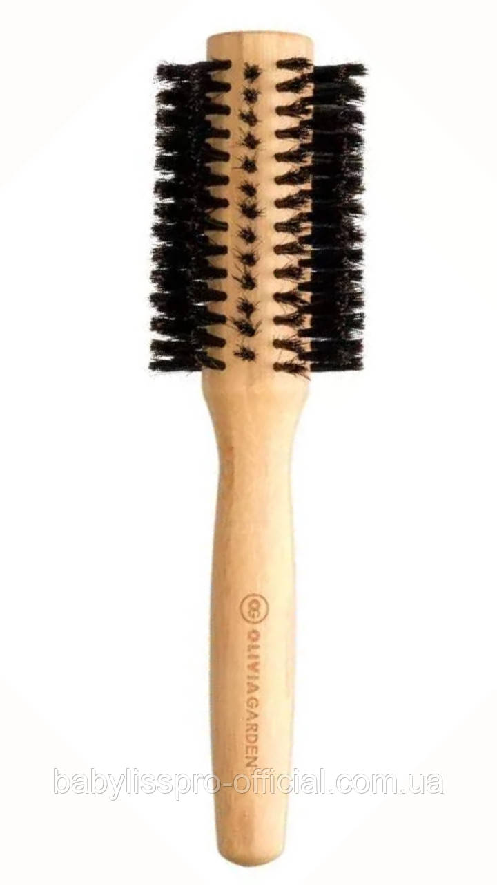 Брашинг для волосся Olivia Garden Bamboo Touch Blowout Boar 30 мм ID1041