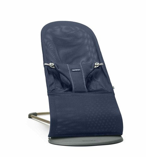 BabyBjorn - Крісло-шезлонг Bouncer Bliss Mesh, Navy Blue (темно-синій)