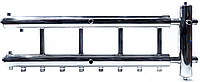 Коллектор Ø84мм с гидрострелкой справа 1 1/4" на 4 группы вниз односторонний