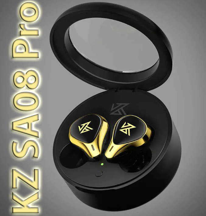 Навушники KZ SA08 Pro TWS black