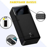 Портативное зарядное устройство Павербанк Power Bank Baseus Bipow Внешний аккумулятор 15W 20000 mAh Display