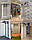 Шведська стінка з турником ARTIKOS посилена біла з різнокольоровими сходинками, фото 6