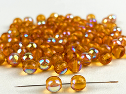 Preciosa намистина 10020 Light Topaz AB (6 мм.) 10 г.