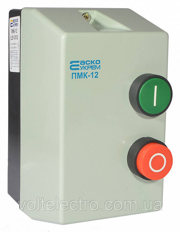 Пускач (контактор) в корпусі ПМК 12 (LE1-D12) 380В, фото 1