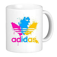 Чашка з логотипом adidas