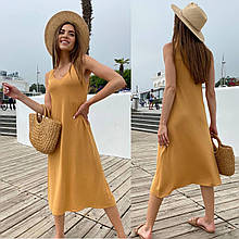 Літня жіноча сукня, тканина "Машинна в'язка" 42, 44, 46, 48 розмір 42