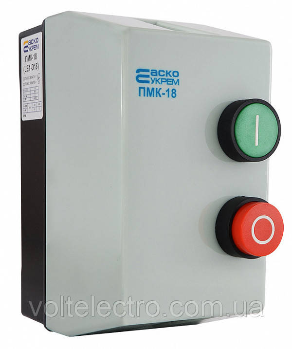 Пускач (контактор) в корпусі ПМК 18 (LE1-D18) 380В, фото 1