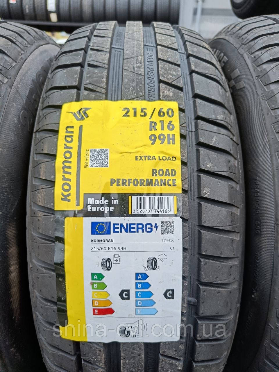 Літні шини 215 60 R16 99H XL KORMORAN ROAD PERFORMANCE