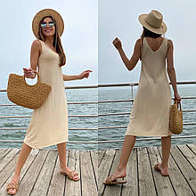 Літня жіноча сукня, тканина "Машинна в'язка" 42, 44, 46, 48 розмір 42