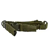 Оружейный Одно-Двух точечный тактический ремень олива. Зеленый оружейный тактический ремень для АК/АР