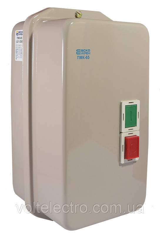 Пускач (контактор) в корпусі ПМК 65 (LE1-D65) 380В, фото 1